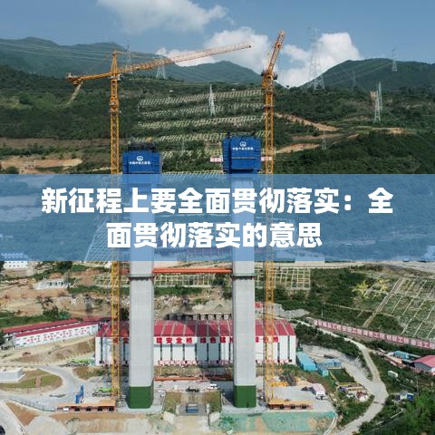 新征程上要全面贯彻落实：全面贯彻落实的意思 