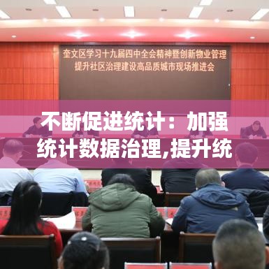 不断促进统计：加强统计数据治理,提升统计工作水平 