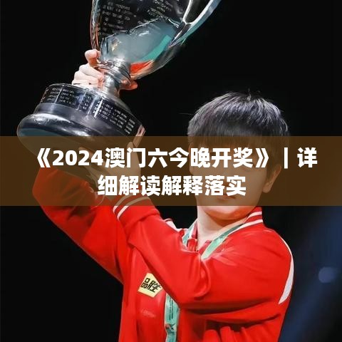 《2024澳门六今晚开奖》｜详细解读解释落实