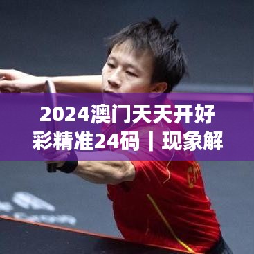 2024澳门天天开好彩精准24码｜现象解释管理
