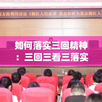 如何落实三回精神：三回三看三落实文件 