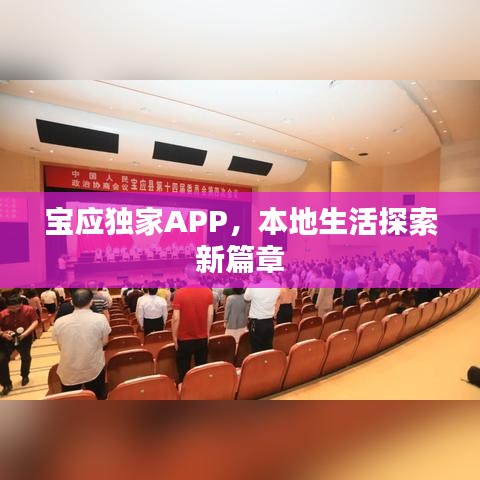 宝应独家APP，本地生活探索新篇章