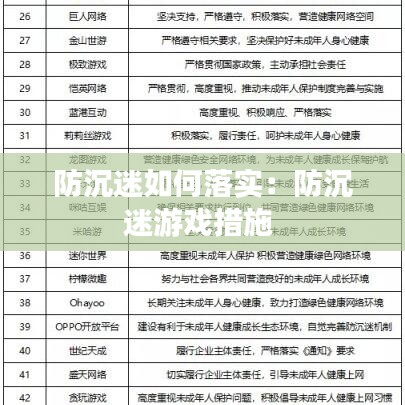 防沉迷如何落实：防沉迷游戏措施 