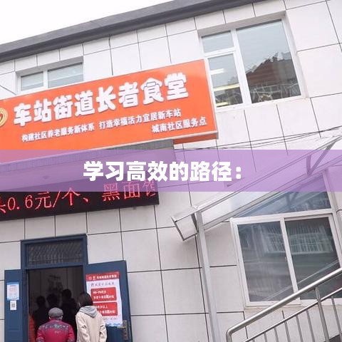 学习高效的路径： 