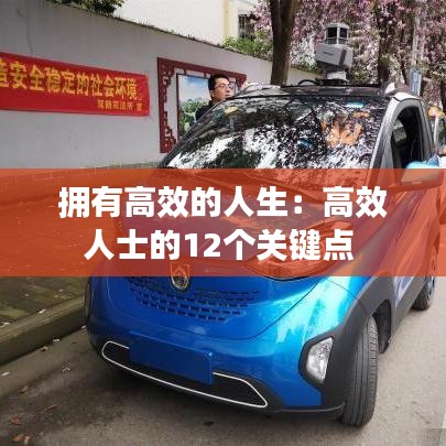 拥有高效的人生：高效人士的12个关键点 