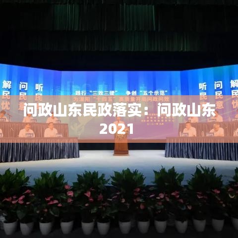 问政山东民政落实：问政山东2021 