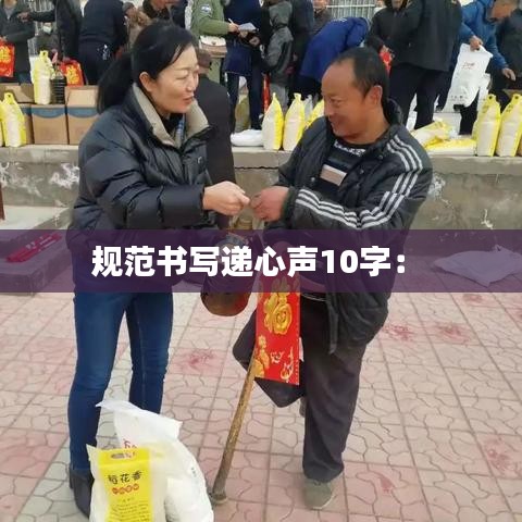 规范书写递心声10字： 
