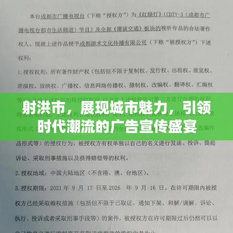 射洪市，展现城市魅力，引领时代潮流的广告宣传盛宴