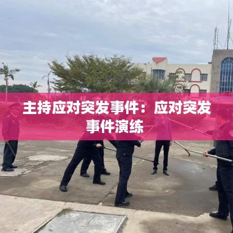 主持应对突发事件：应对突发事件演练 