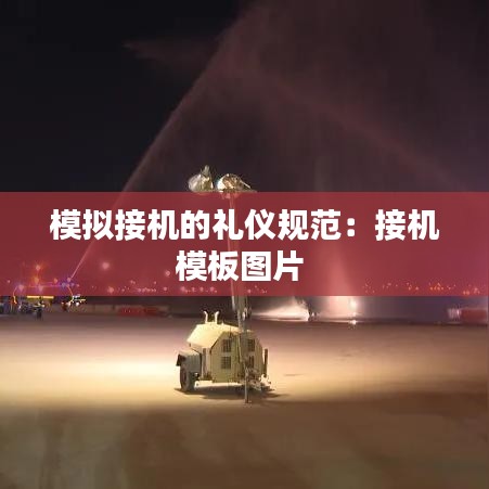 模拟接机的礼仪规范：接机模板图片 