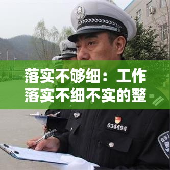 落实不够细：工作落实不细不实的整治措施 