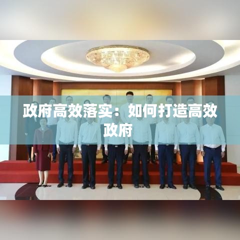政府高效落实：如何打造高效政府 