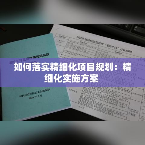 如何落实精细化项目规划：精细化实施方案 