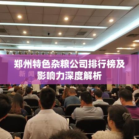 郑州特色杂粮公司排行榜及影响力深度解析
