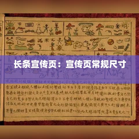 长条宣传页：宣传页常规尺寸 