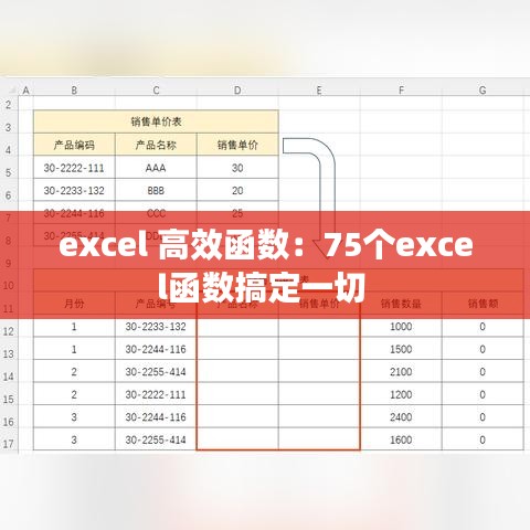 excel 高效函数：75个excel函数搞定一切 