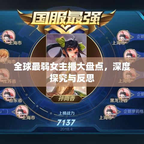 全球最弱女主播大盘点，深度探究与反思