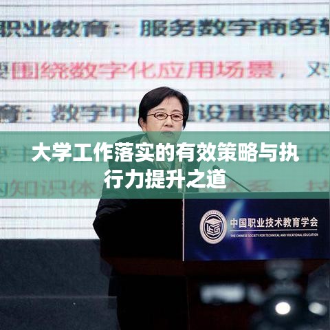 大学工作落实的有效策略与执行力提升之道