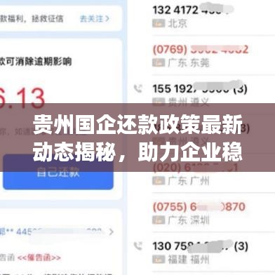 贵州国企还款政策最新动态揭秘，助力企业稳健发展！