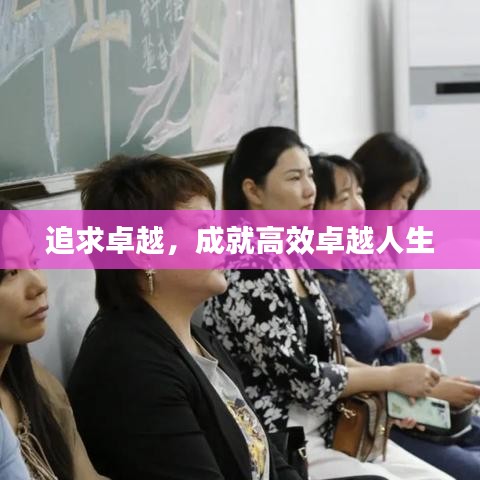追求卓越，成就高效卓越人生