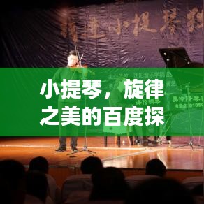 小提琴，旋律之美的百度探索之旅