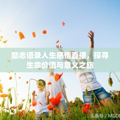 励志语录人生感悟直播，探寻生命价值与意义之旅