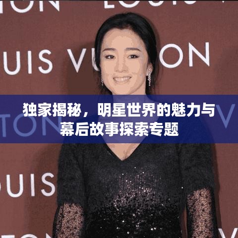 独家揭秘，明星世界的魅力与幕后故事探索专题