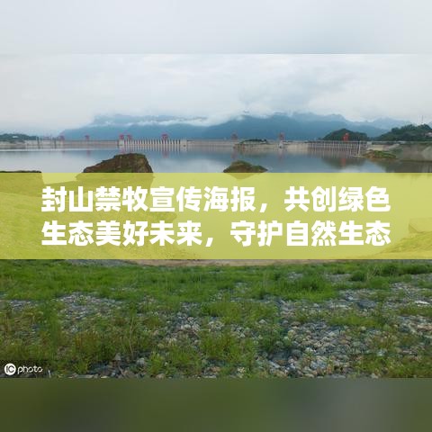 封山禁牧宣传海报，共创绿色生态美好未来，守护自然生态安全