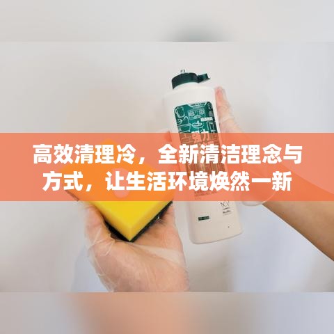 高效清理冷，全新清洁理念与方式，让生活环境焕然一新