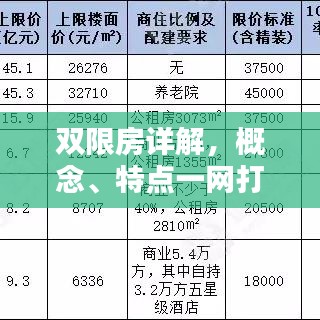 双限房详解，概念、特点一网打尽，百度带你全面了解！