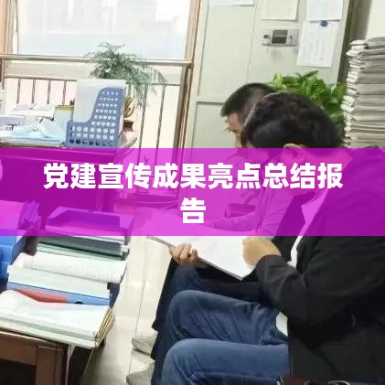 党建宣传成果亮点总结报告